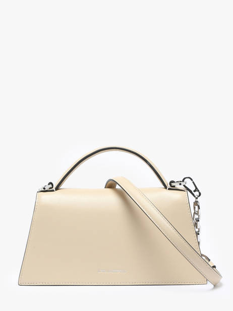 Cross Body Tas K Signature Leder Karl lagerfeld Beige k signature A1W30458 ander zicht 4